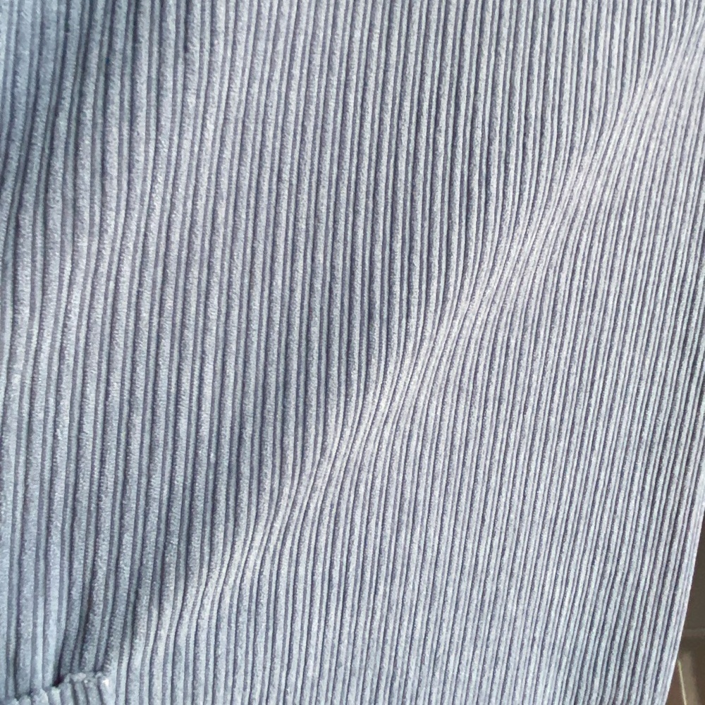Women’s Wild Fable XXL Corduroy Blue Cargo Pants 30” Inseam 43” Waist - Picture 2 of 8